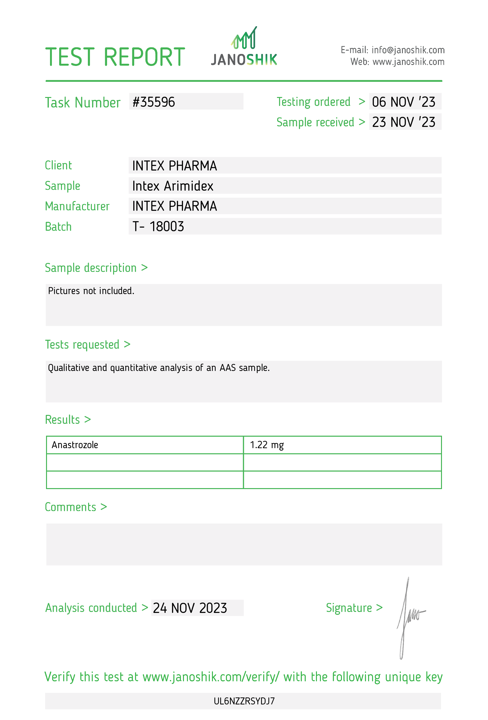 Intex Arimidex - Image 2