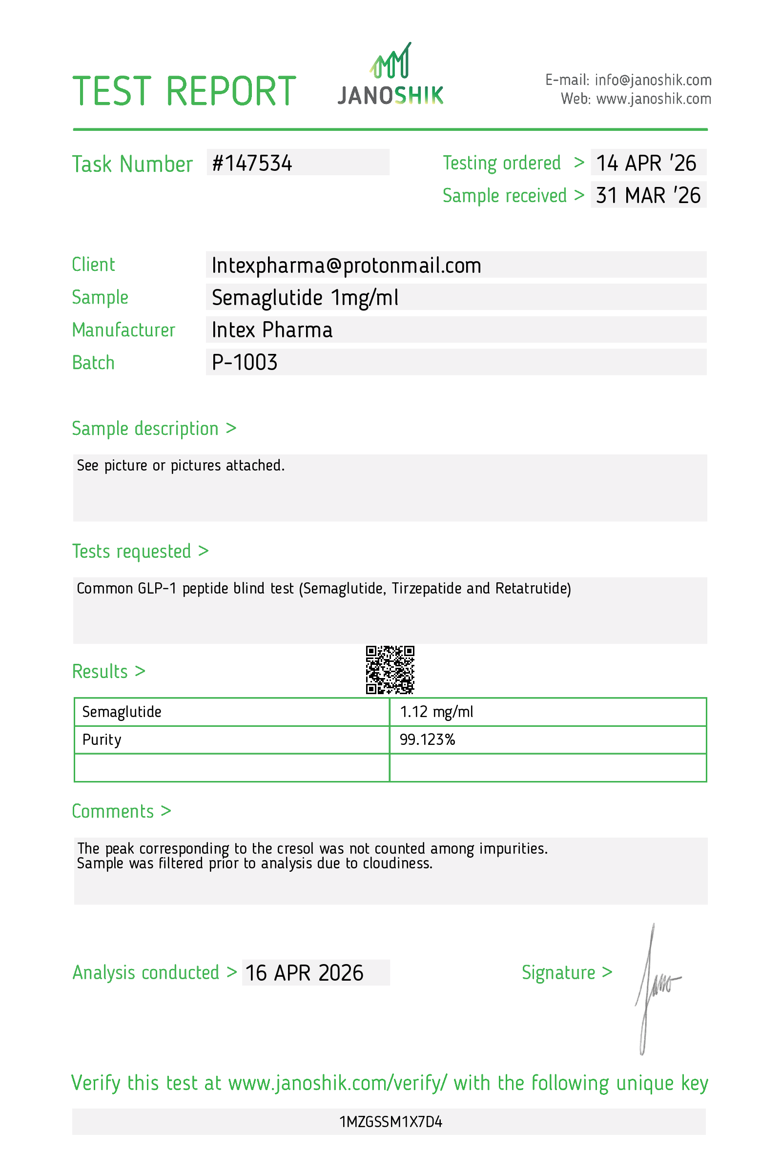 Intex Semaglutide 1mg - Image 2
