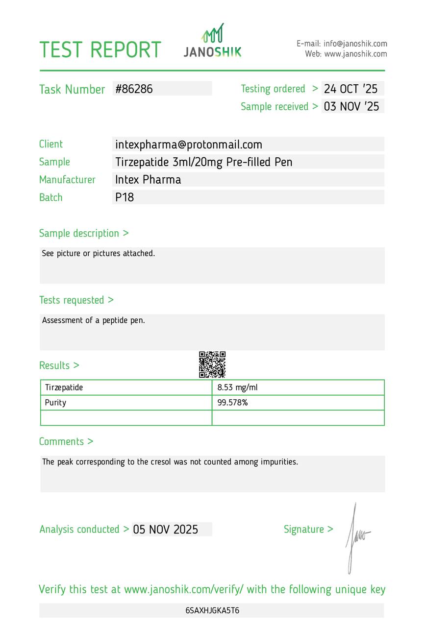Intex Tirze Prefilled Pen - Image 2